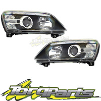 HEADLIGHTS PAIR SUIT WM STATESMAN HOLDEN 06-13 HEADLAMPS HEAD LIGHTS