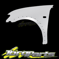 GUARD LH WHITE SUIT MITSUBISHI MN TRITON UTE 09-15 FENDER QUARTER PANEL MUD