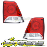 TAILLIGHTS PAIR SUIT TOYOTA LANDCRUISER 200 SERIES 12-15 INNER LAMPS GARNISH