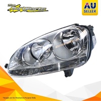 Head Lamp Left Halogen Manual Adjust For Volkswagen Golf MK5 A5 3/5Dr Gti/GT