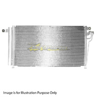 A/C Condenser 16mm 8mm Fin Aftermarket Suits For Kia Rio JB 4/5Dr 5/2005-6/2011