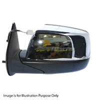 Door Mirror Electric Adjust Left Aftermarket Chrome For Ford Ranger PJ Ute
