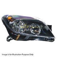 Head Lamp RH Black For Holden Astra AH Sedan Wagon Hatch CD CDX SRi CDTi 