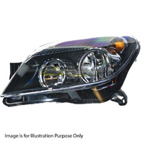 Head Lamp Left Certified Black Suits For Holden Astra AH CD CDX SRi CDTi