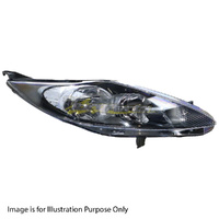 Head Lamp Drivers Side Certified For Ford Fiesta WS 3/5Dr Hatch Cl/Lx/Econetic