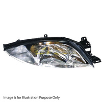 Chrome Halogen Head Lamp Right For Ford Falcon AU Fairmont AU 4Dr/Ute &amp; Wagon