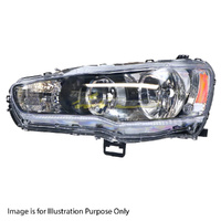 Halogen Head Lamp Passenger Side Certified For Mitsubishi Lancer CJ Hatch/Sedan
