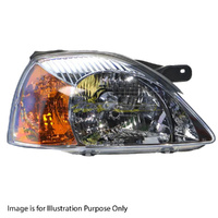 Head Lamp Drivers Side Certified Suits For Kia Rio BC 4/5Dr  9/2002-4/2005