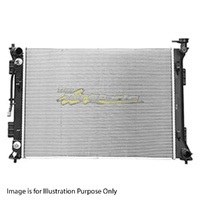 Radiator Plastic Aluminium 635x478x16mm 37/37 mm For Hyundai Sonata LF 4Dr