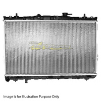 Radiator Plastic Aluminium 375x668x16mm For Hyundai Elantra XD 4/5Dr