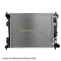 Radiator Plastic Aluminium 465x405x26mm For Hyundai Veloster FS 2 Coupe Sr Turbo