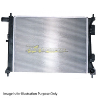 Radiator Plastic Aluminium 500x378x16mm For Hyundai Veloster FS +,Base Coupe