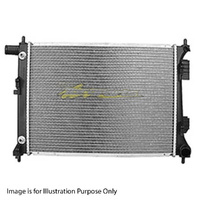Radiator Plastic Aluminium For Kia Rio UB 3/5Dr &amp; 4Dr 500x378x16mm 35/33mm