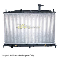 Radiator Plastic Aluminium 370x628x16mm Manual/Auto For Hyundai Accent MC 3/4Dr