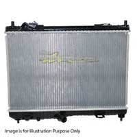 Radiator Plastic Aluminium 350x563x17mm For Ford Fiesta WZ 3Dr/5Dr