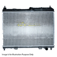 Radiator Plastic Aluminium 355x558x26mm 28/28mm For Ford Fiesta WS, WT