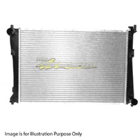 Radiator Plastic Aluminium 500x358x16mm Manual/Auto For Ford Fiesta WP/WQ 3/5Dr