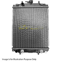 Radiator Plastic Aluminium 375x318x26mm 25/25mm For Daihatsu Sirion M100 5Dr
