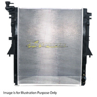 Radiator 35/35mm Plastic Aluminium 525x635x16mm Manual For Mitsubishi Triton MQ