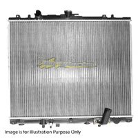 Radiator 35/35mm Plastic Aluminium 500x638x36mm Manual For Mitsubishi Triton MK