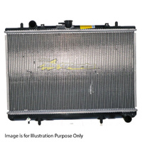 Radiator 34/34mm Plastic Aluminium 375x598x32mm Manual For Mitsubishi Triton MK
