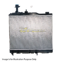 Radiator 29/29mm Plastic Aluminium 375x480x16mm Manual For Mitsubishi Mirage LA