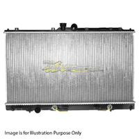 Radiator Plastic Aluminium 375x688x16mm 35/35mm For Mitsubishi Lancer CG,CH