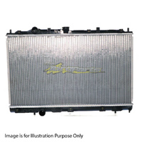 Radiator 35/35mm Plastic Aluminium 375x658x16mm Manual For Mitsubishi Lancer CE