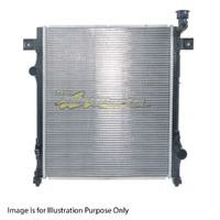 Radiator 38/45mm Plastic Aluminium 505x608x26mm Manual/Auto For Dodge Nitro KA