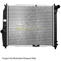 Radiator 34/34mm Plastic Aluminium 480x415x16mm Manual For Daewoo Kalos T200
