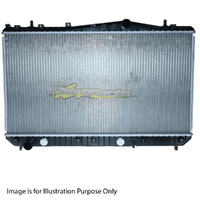 Radiator Plastic Aluminium 370x698x16mm 34/34mm For Daewoo Lacetti J200 4Dr
