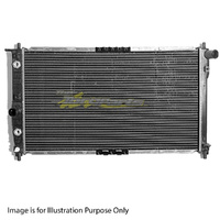 Radiator Plastic Aluminium 655x380x16mm 35/35mm For Daewoo Nubira J100/J150 J150