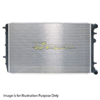 Radiator Plastic Aluminium 629x388x26mm Manual/Auto For Volkswagen Polo 9N