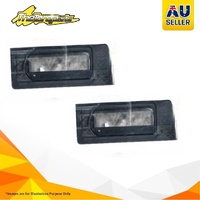 Pair Number Plate Lamp - Led For Volkswagen Caddy 2k Van 2 &amp; Life/Life Maxi