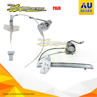 Pair Door Window Regulator LH-RH Frnt W/2Pins Motor W/Motor For JEEP CHEROKEE KJ