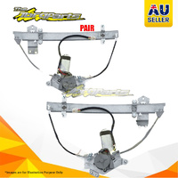 Pair Door Window Regulator Left-Right Front Electric W/Motor For Ford Fairlane