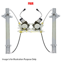 Pair Door Window Regulator Left-Right Front For NISSAN/DATSUN NAVARA UTE DM40T