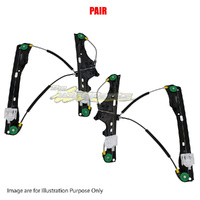 Pair Door Window Regulator Left-Right Front Electric No Motor For BMW X1 E84