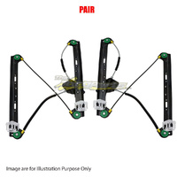 Pair Door Window Regulator Left-Right Front Electric No Motor For BMW X3 E83