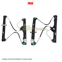 Pair Door Window Regulator Left-Right Front Electric No Motor For BMW X5 E70