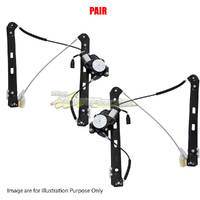 Pair Door Window Regulator Left-Right Front For BMW 3SERIES E46 SEDAN SPORT/STD