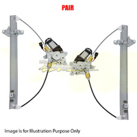 Pair Door Window Regulator Left-Right Rear For NISSAN/DATSUN NAVARA UTE DM40T