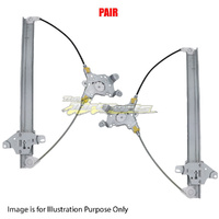 Pair Door Window Regulator LH-RH RR Electric For NISSAN/DATSUN NAVARA UTE DM40T