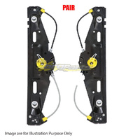 Pair Door Window Regulator Left-Right Rear Electric No Motor For BMW X1 E84