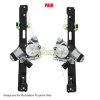 Pair Door Window Regulator L-R RR Elec. W/Comfort Function For BMW 1SERIES E87