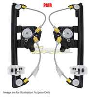 Pair Door Window Regulator Left-Right Rear Electric For BMW 1SERIES E87 5DOOR