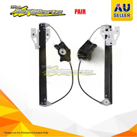Pair New Door Window Regulator Left-Right Rear Electric No Motor For AUDI Q5