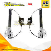 Pair Door Window Regulator Left-Right Rear Electric No Motor For AUDI S4 SED/WAG