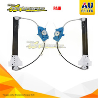 Pair Door Window Regulator LH-RH RR Electric No Motor Sedan For AUDI S4 SED/WAG