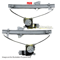 Pair Door Window Regulator LH-RH Rear Electric For MITSUBISHI PAJERO NL,NK,NJ,NH